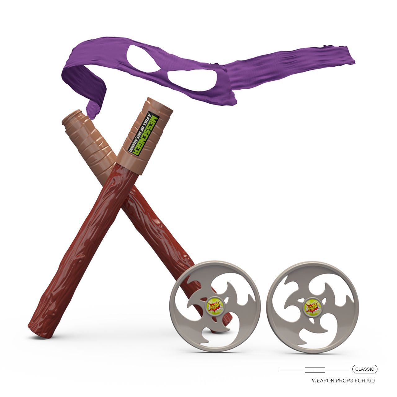 Teenage Ninja Turtles Eye Mask - огляд і ціна Cosplay Prop Knife