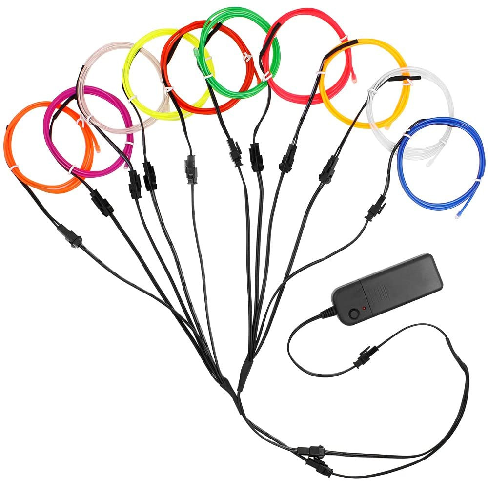5 in 1 Glow Wire Cable LED Neo - огляд і ціна Led El Wire