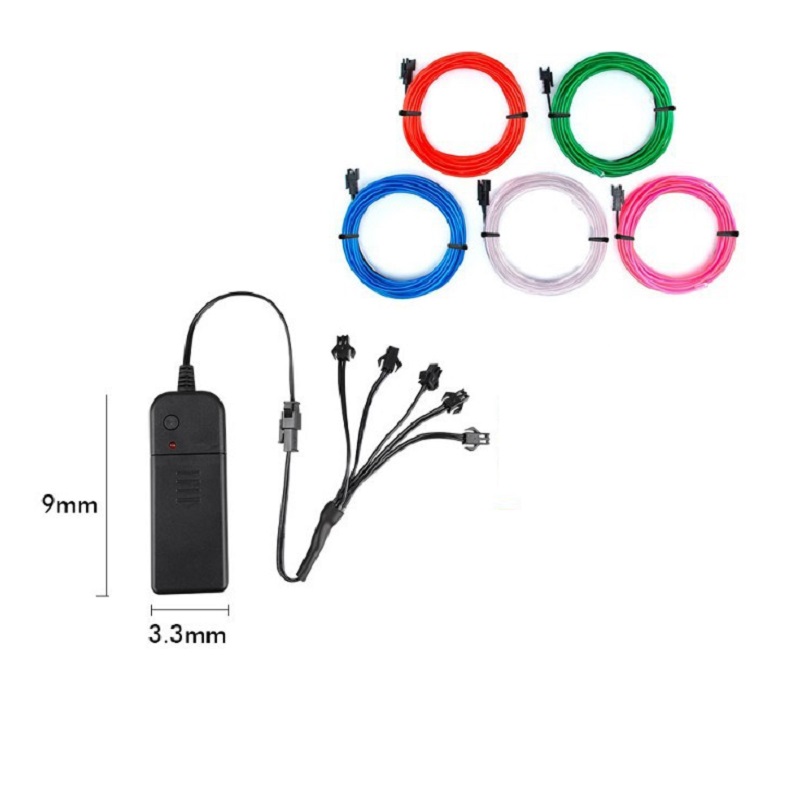 5 in 1 Glow Wire Cable LED Neo - огляд і ціна Led El Wire