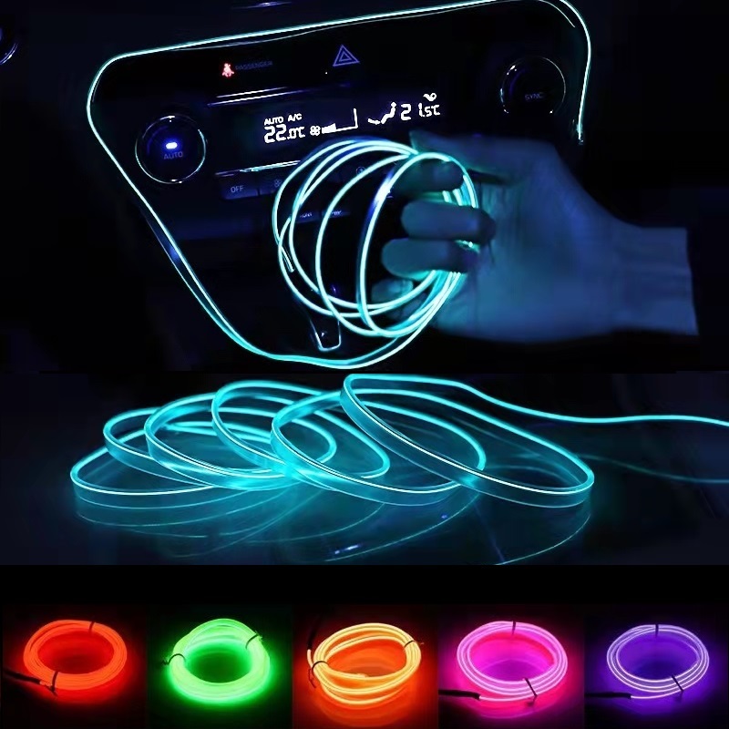 10m/3m/5m Neon LED Car Interio - огляд і ціна Led El Wire
