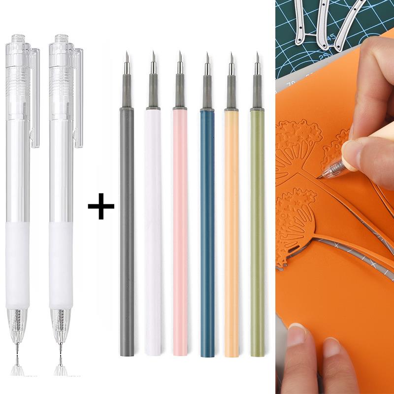2+6Pcs Knife Pen Refill Set Ar - огляд і ціна Craft Knife Set