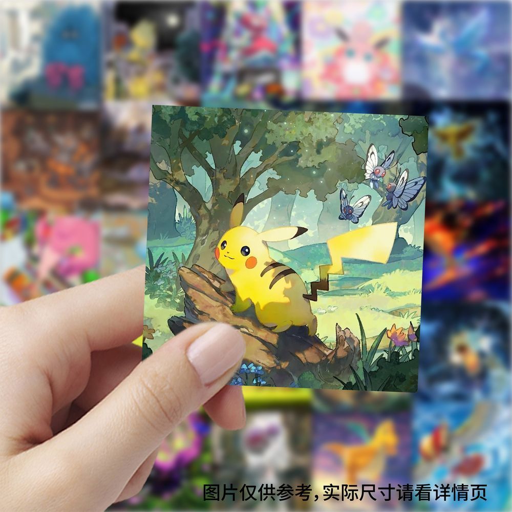 177pcs Pokémon card square sti - огляд і ціна Cosplay Prop Diy