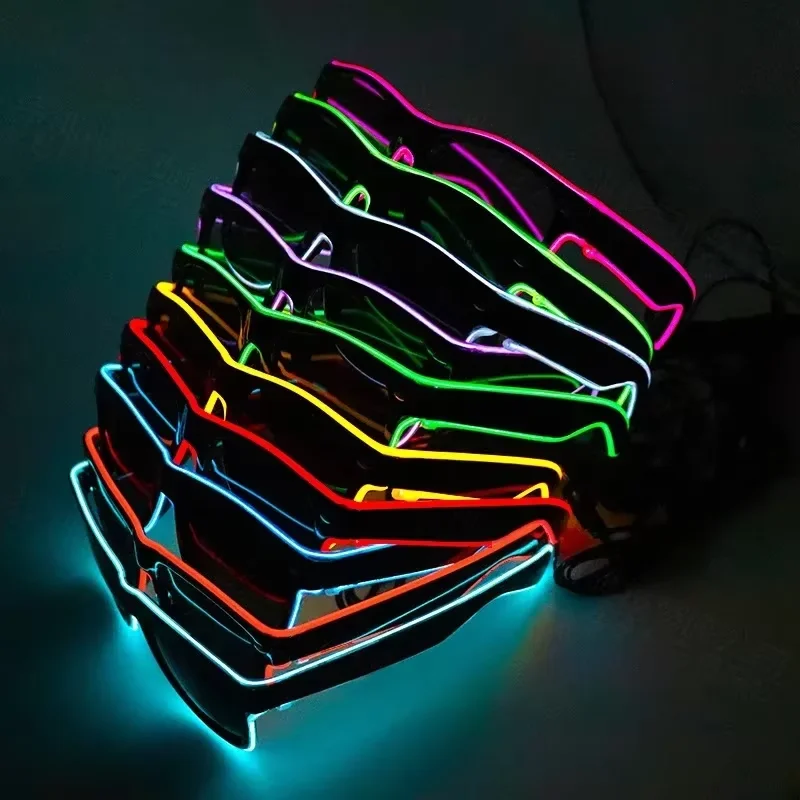 Neon LED Glowing Sunglasses Co - огляд і ціна Led El Wire