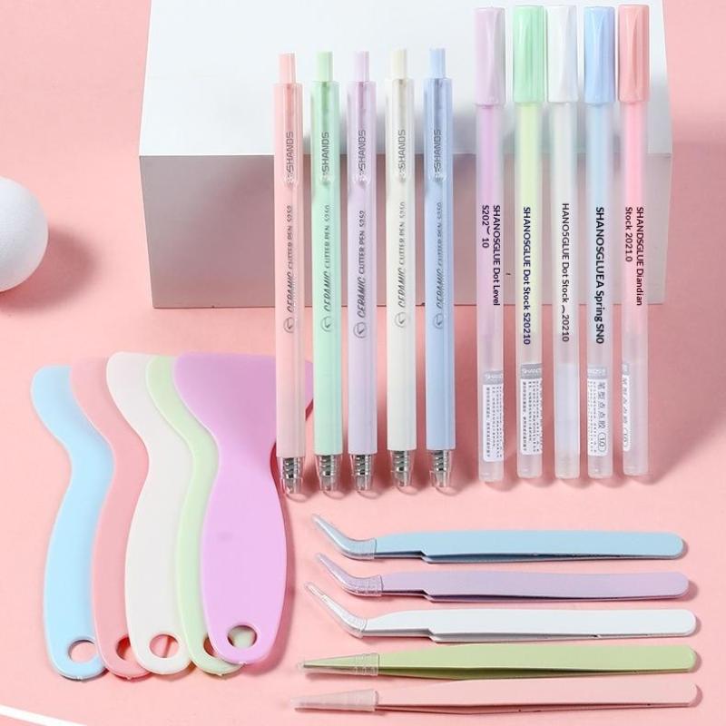 New 4Pcs/set Glue Pen Carving  - огляд і ціна Craft Knife Set