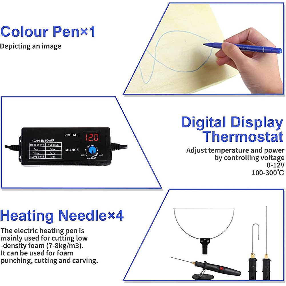Heated Foam Cutting Pen Set wi - огляд і ціна Craft Knife Set