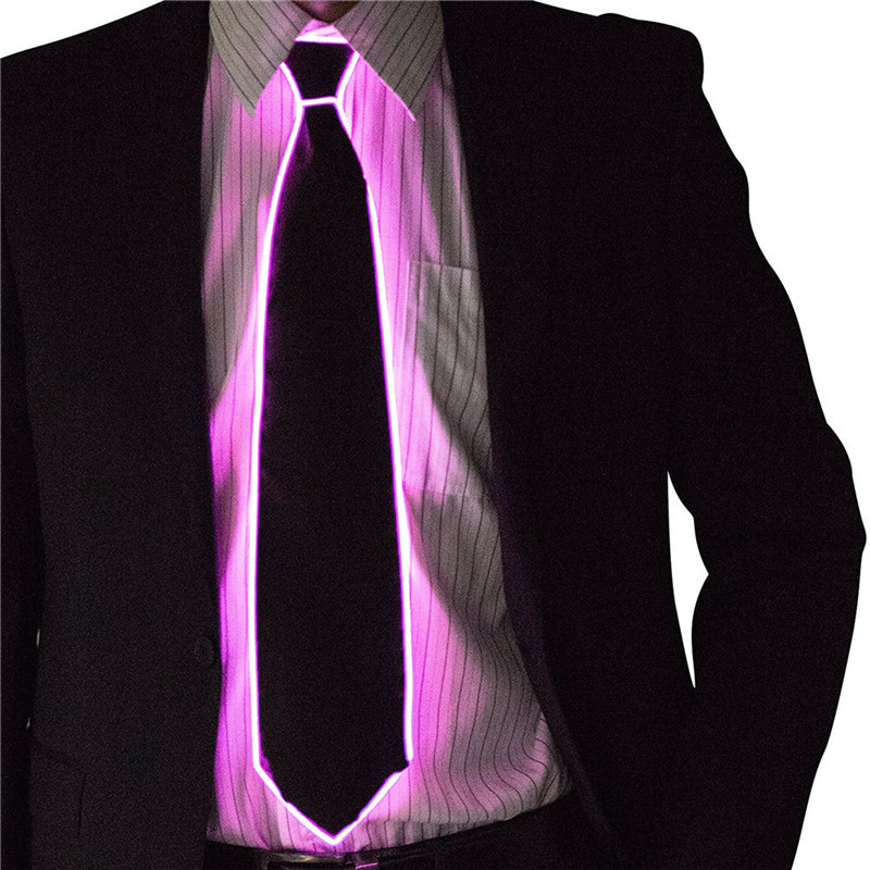 Men Glowing Tie EL Wire Neon L - огляд і ціна Led El Wire