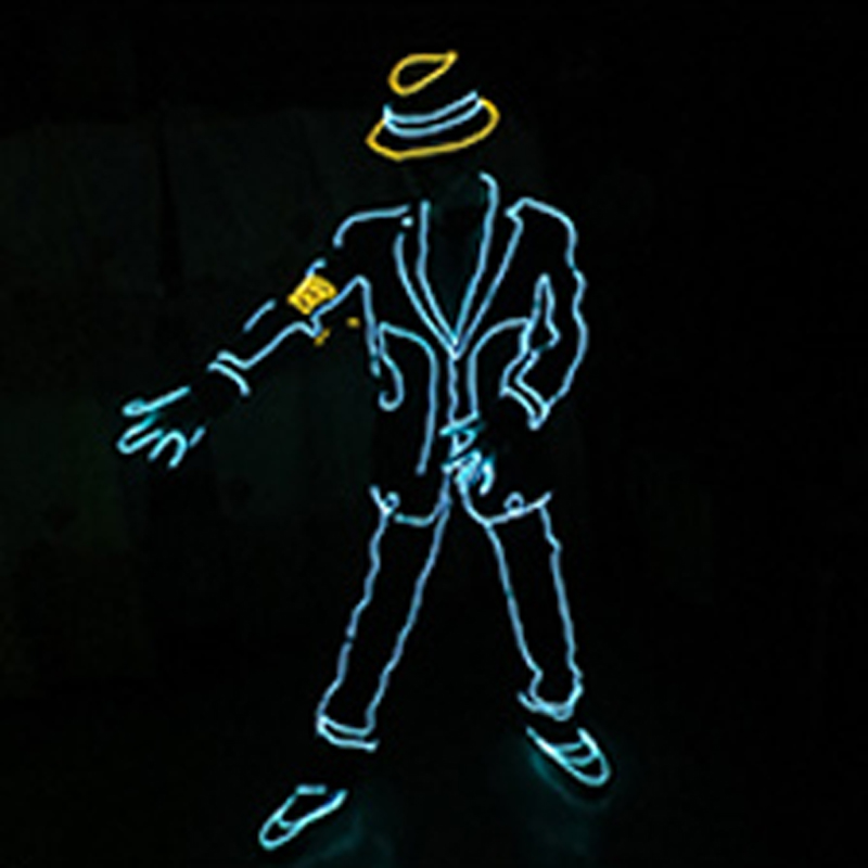 EL Wire Glowing Jazz Dance Cos - огляд і ціна Led El Wire