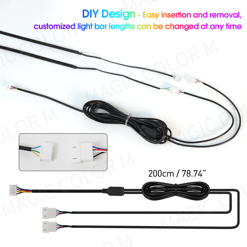 Vgetting 140/55.1inch Car Ambi - огляд і ціна Led El Wire