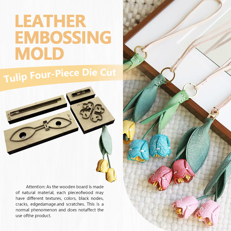 Leather Tulip Four-Piece Set K - огляд і ціна Craft Knife Set
