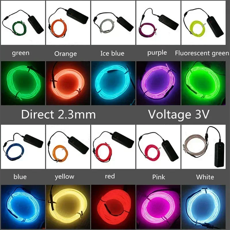 1M/3M/5M Flexible Neon Light B - огляд і ціна Led El Wire