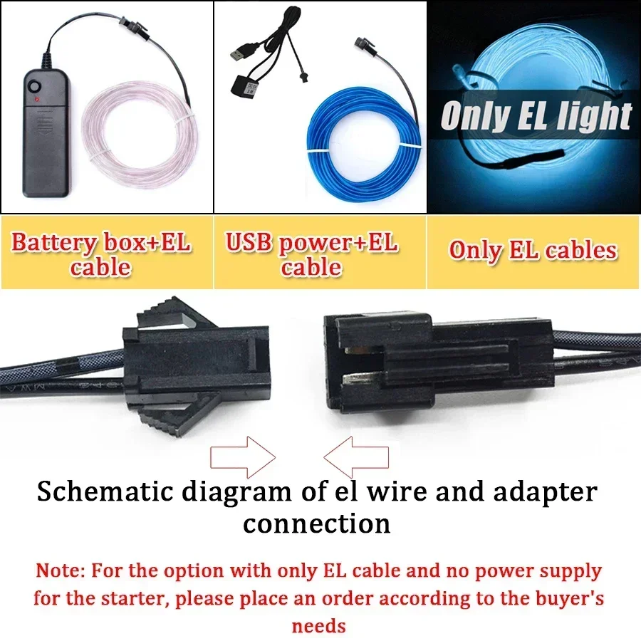 1M/3M/5M Flexible Neon Light B - огляд і ціна Led El Wire